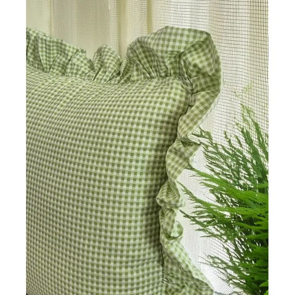 Памучна калъфка за възглавница 45x45 cm Ruffled – Mila Home-image-2