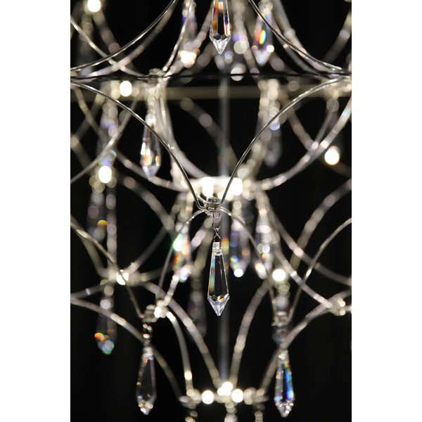 LED висящо осветително тяло в сребрист цвят ø 80 cm Efesos – Markslöjd-image-2