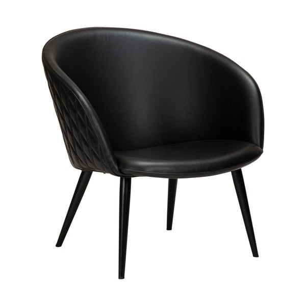 Кресло от черна изкуствена кожа Dual - DAN-FORM Denmark