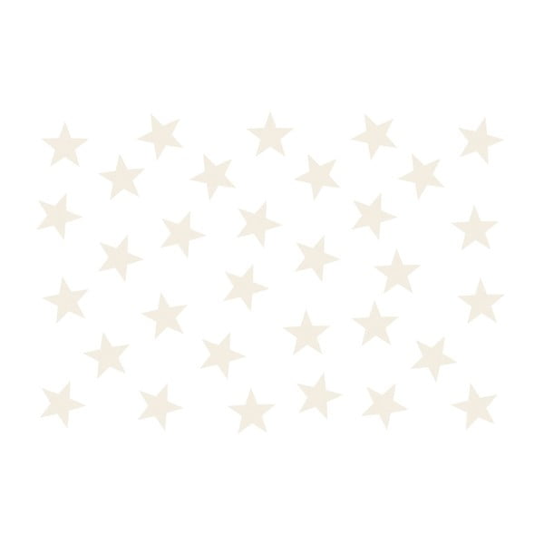 Детски тапет от нетъкан текстил 400 cm x 280 cm Beige Stars – Artgeist
