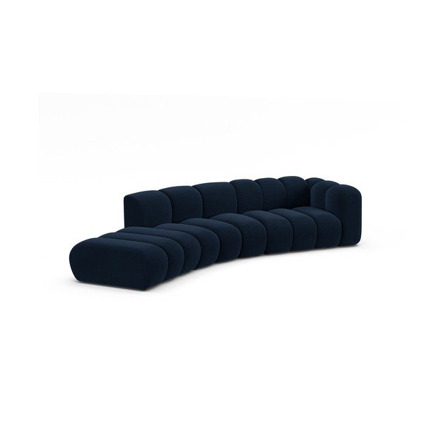 Тъмносин ъглов диван (десен ъгъл) Lupine – Micadoni Home-image-1