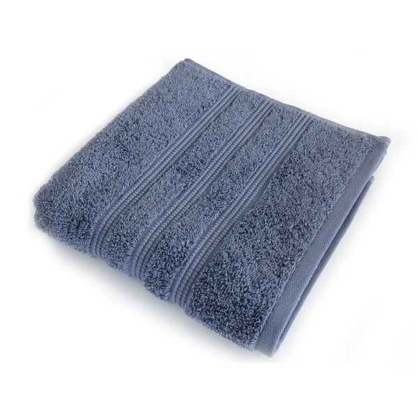 Modrý ručník z česané bavlny Irya Home Classic, 50 x 90 cm