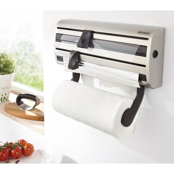 Стенна поставка за кухненски ролки и хранителни фолиа Parat Royal - LEIFHEIT-image-1