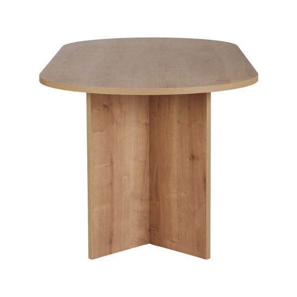 Трапезна маса с дъбов декор  90x200 cm Sabella – Kalune Design-image-4