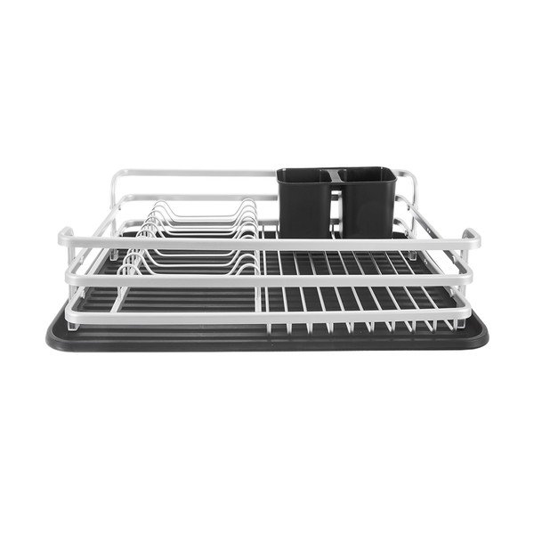 Черно-бял метална тавичка за оттичане 43x32 cm Deluxe – Orion