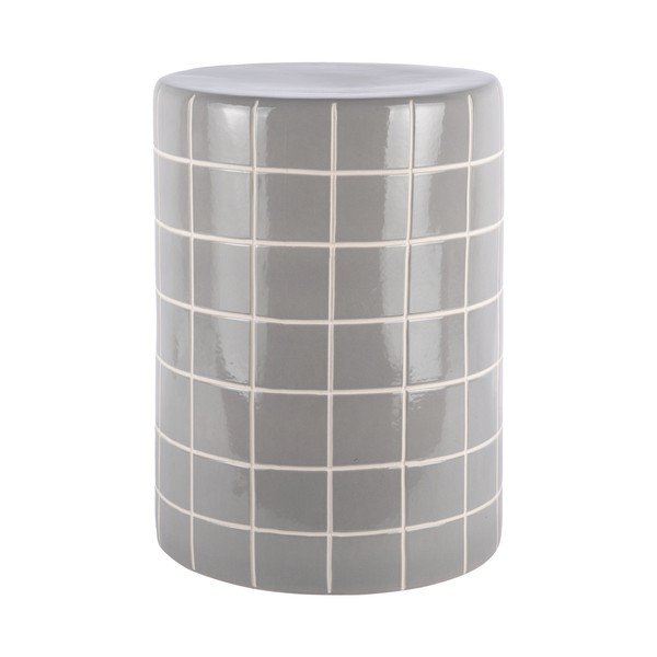 Керамична кръгла странична масичка ø 33 cm Retro Tiles – Leitmotiv