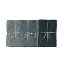 Комплект от 4 ленени салфетки Синьо, 43 x 43 cm - Really Nice Things