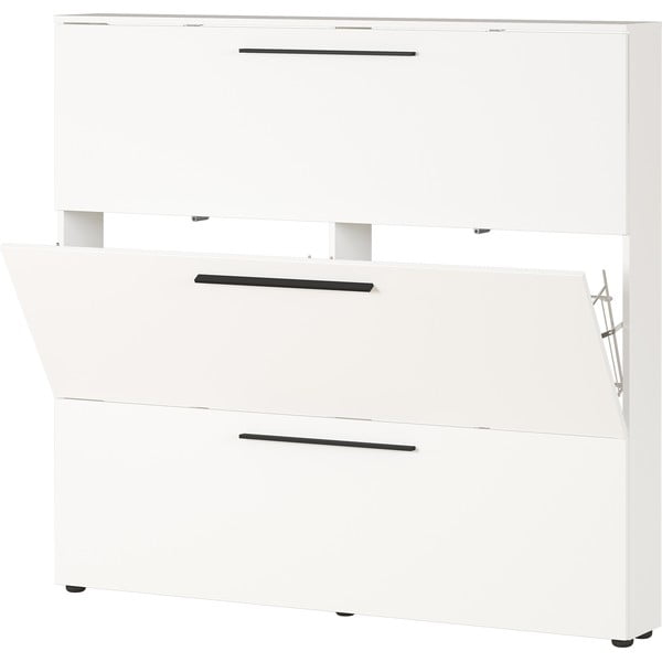 Бял шкаф за обувки с панти Utah - Germania-image-2