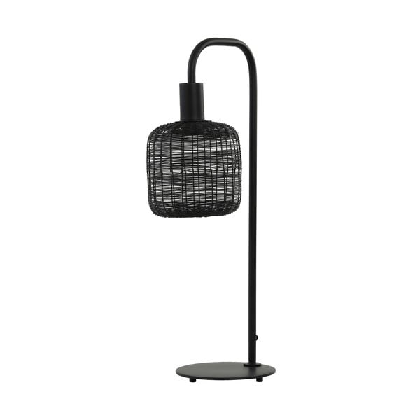 Черна настолна лампа (височина 58 cm) Lekang - Light & Living