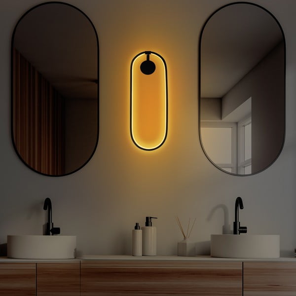 Черна LED стенна лампа Can – Opviq lights-image-2