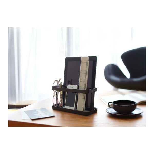 Черна многофункционална стойка Tower - YAMAZAKI-image-2