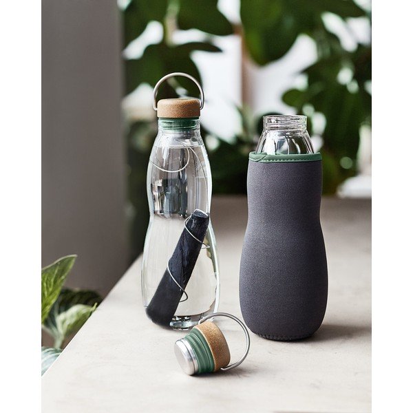 Стъклена бутилка  600 ml Eau Good – Black + Blum-image-1