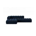 Тъмносин ъглов диван (ляв ъгъл) Lupine – Micadoni Home