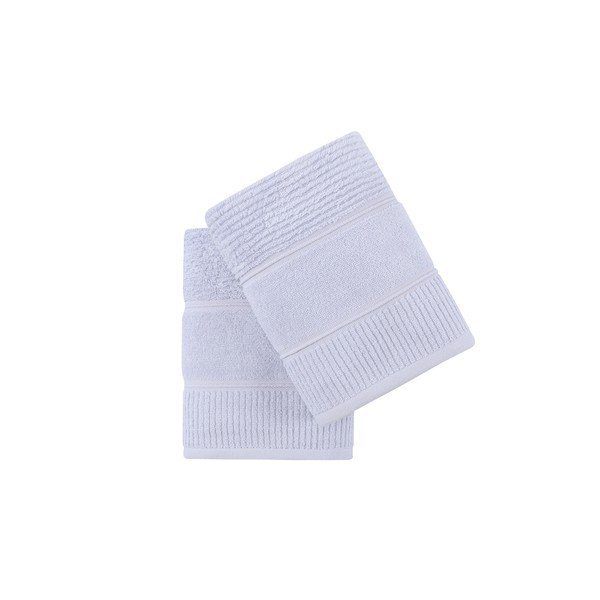 Светлосини памучни кърпи в комплект 2 бр. от тери 50x90 cm Daniela – Foutastic-image-3