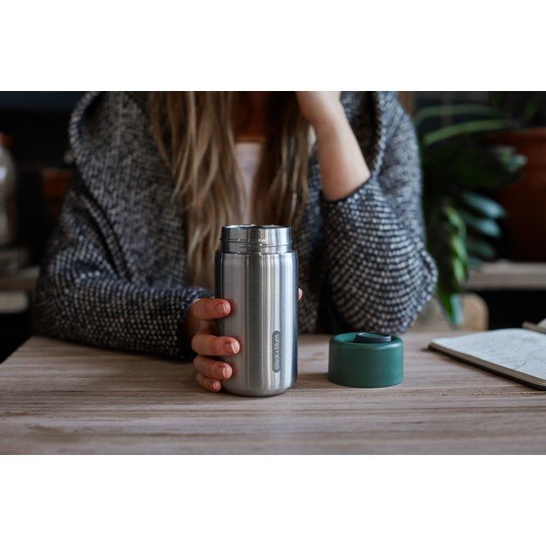 Термочаша от неръждаема стомана в сребрист цвят 340 ml – Black + Blum-image-1