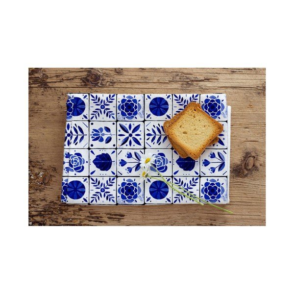 Комплект от 3 кухненски кърпи Mediterranean Tiles - Surdic-image-2
