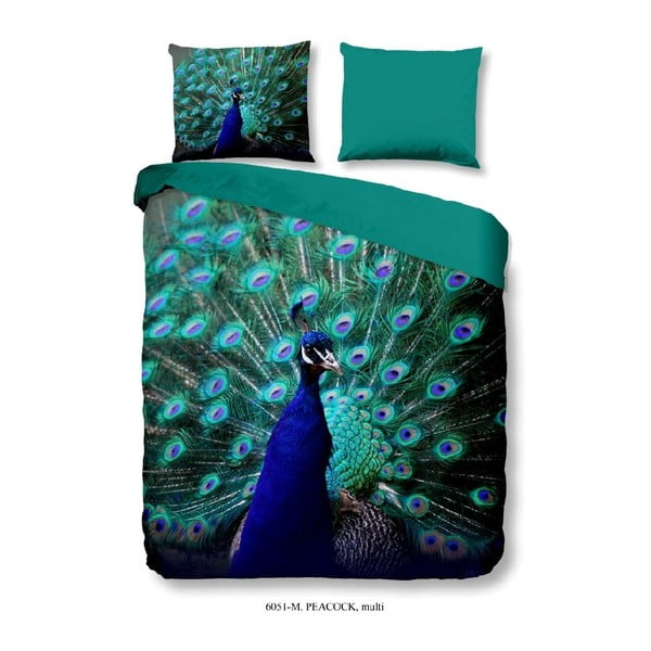 Спално бельо за двойно легло от микрофибър Mighty Peacock, 240 x 200 cm - Muller Textiels