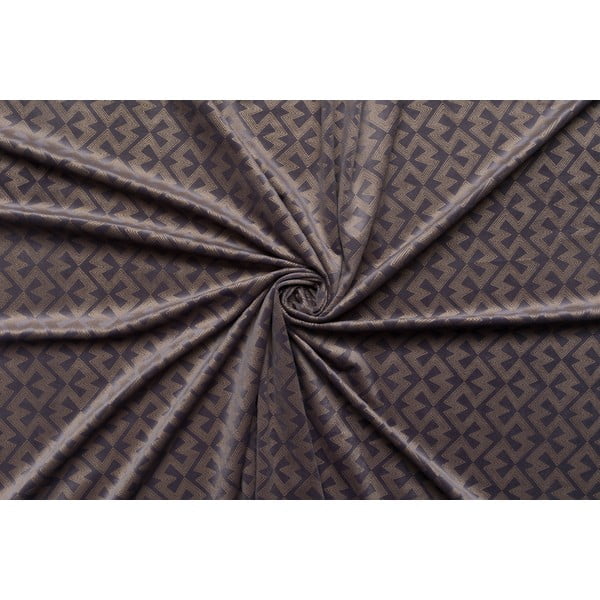 Кафява завеса 140x260 cm Casal - Mendola Fabrics-image-1