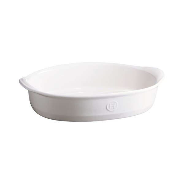 Бял овален съд за печене , 2,3 л - Emile Henry