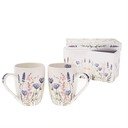 Бели порцеланови чаши в комплект от 2 бр. 350 ml – Dakls