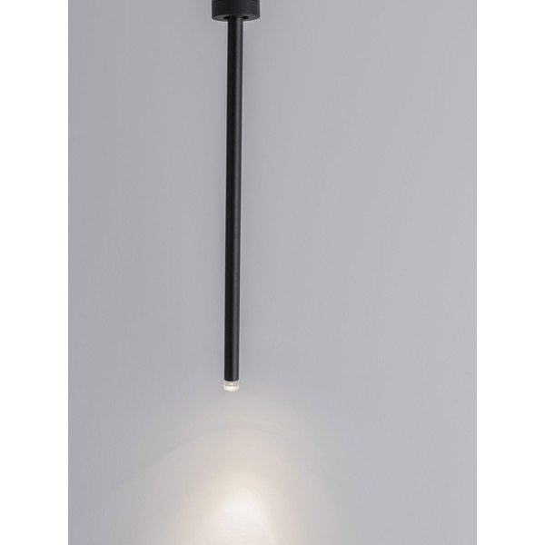 Матово черно алуминиево LED осветително тяло за таван с огъваща се структура Stilvi – Nova Luce-image-2