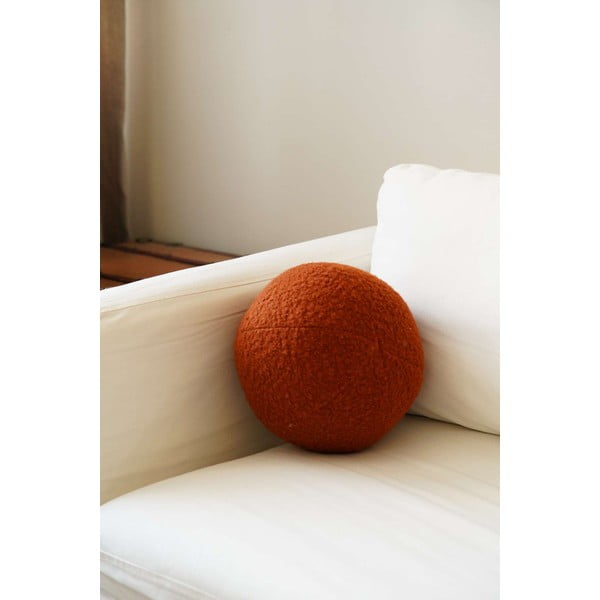 Декоративна възглавница от букле ø 25 cm Top – Mioli Decor-image-1