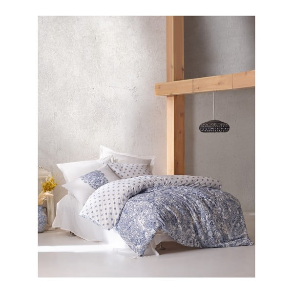Памучно спално бельо за единични легла Puresso Azuelo, 140 x 200 cm - Mijolnir