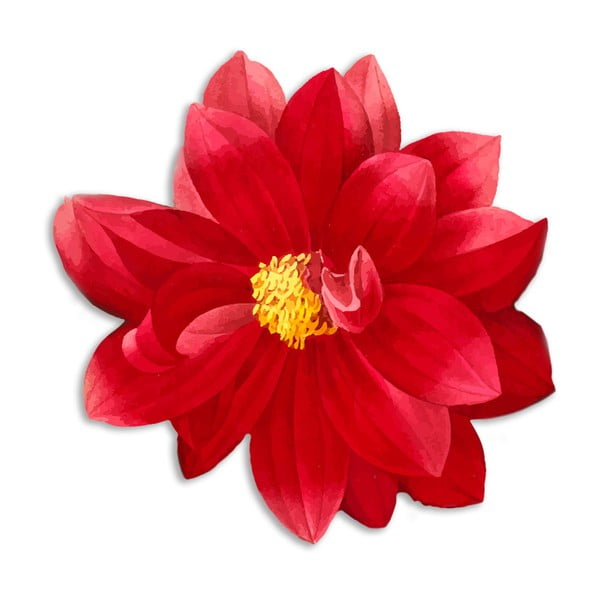 Декоративна подложка от юта Червено цвете - Madre Selva