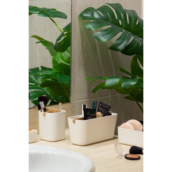 Бял органайзер за баня Ecologic, 8,4 x 7,8 cm - Compactor-image-1