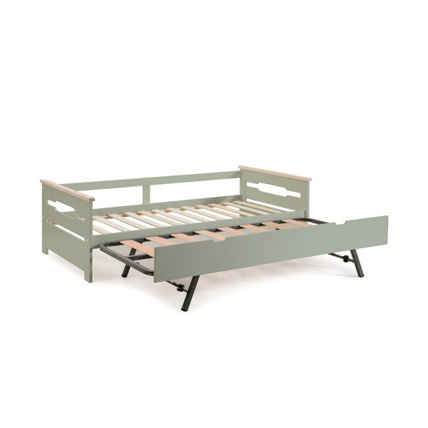 Зелена детска кошара с разтегателно легло , 90 x 190 cm Elisa - Marckeric-image-3