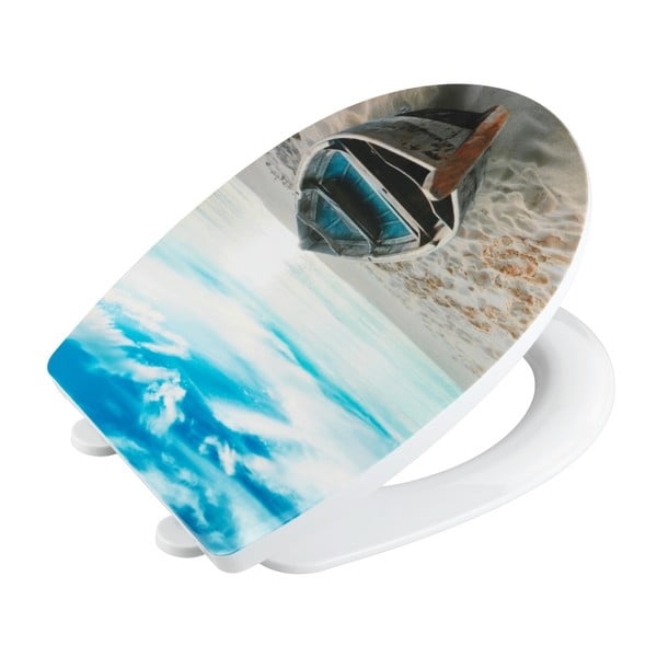 Тоалетна чиния с автоматично затваряне 36,5 x 45 см Boat – Wenko-image-1