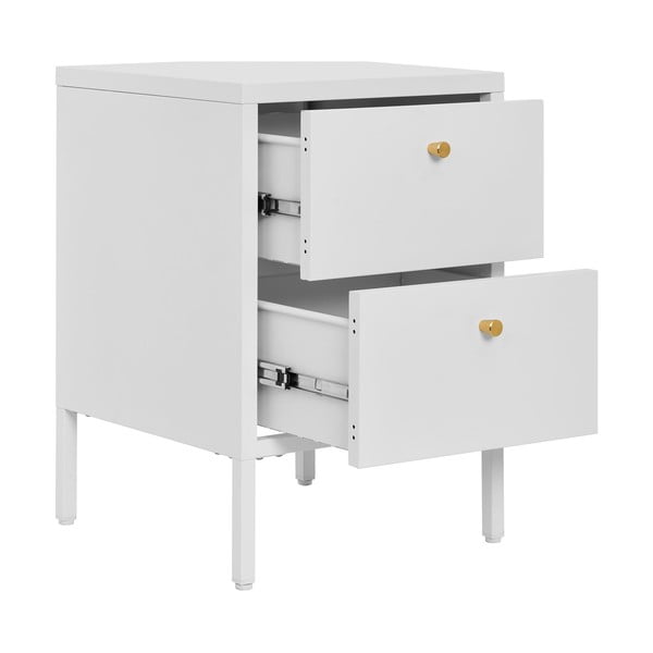 Бяло метално нощно шкафче Dalby – House Nordic-image-3