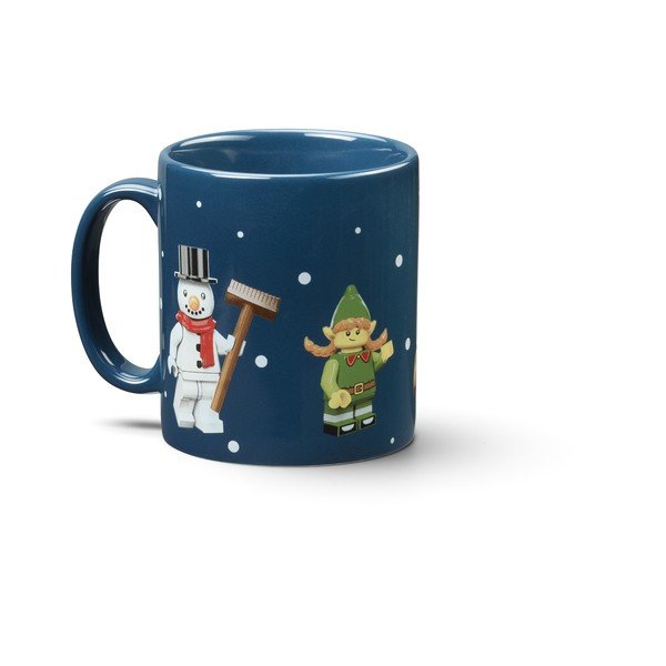 Тъмносиня керамична детска чаша 300 ml Christmas Minifigures – LEGO®-image-2
