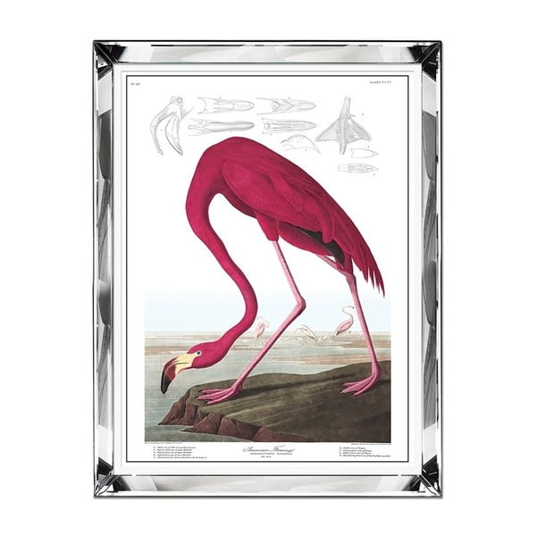 Картина за стена "Фламинго", 71 x 91 cm - JohnsonStyle