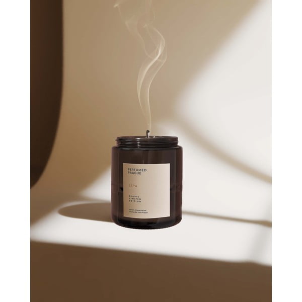 Ароматна свещ от соев восък Slavic Edition: #88 Linden, Moss, Hibiscus – Perfumed Prague-image-4