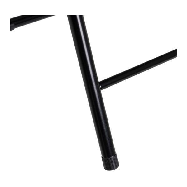 Черен сгъваем трапезен стол от имитация на кожа – Casa Selección-image-4