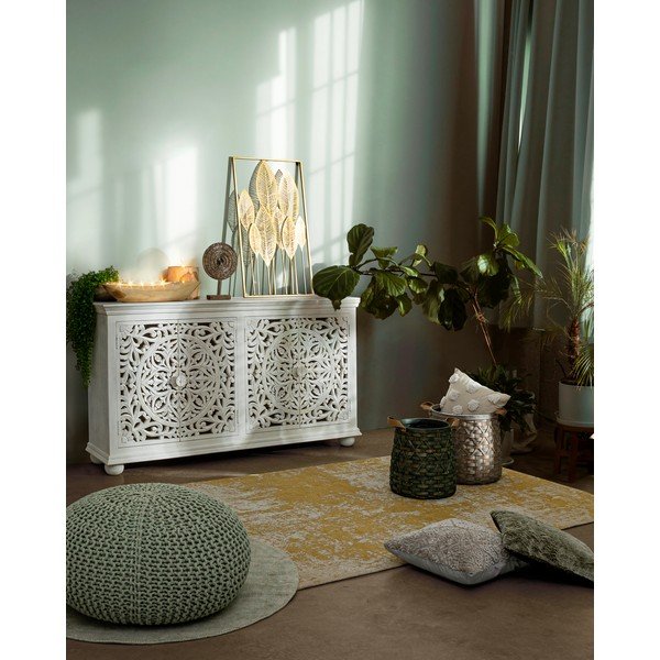 Метална декорация за стена 52,5x95 cm Adhira – Bizzotto-image-1