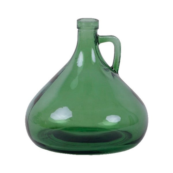 Зелена ваза от рециклирано стъкло Cantaro, височина 17,5 cm - Ego Dekor