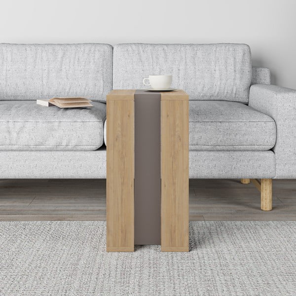 Дъбова странична маса 40x30 cm Macha - Marckeric-image-1