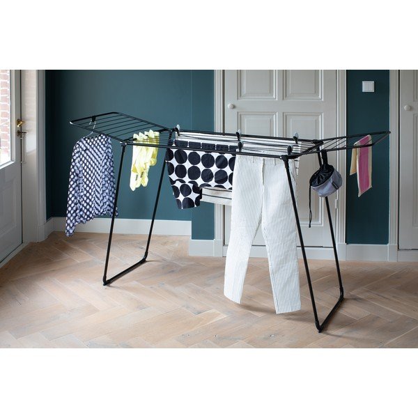 Матово черна сушилня за дрехи 22 m HangOn Too – Brabantia-image-1