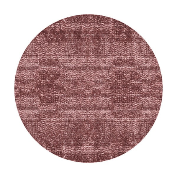 Червен памучен килим , ⌀ 150 cm Washed - PT LIVING