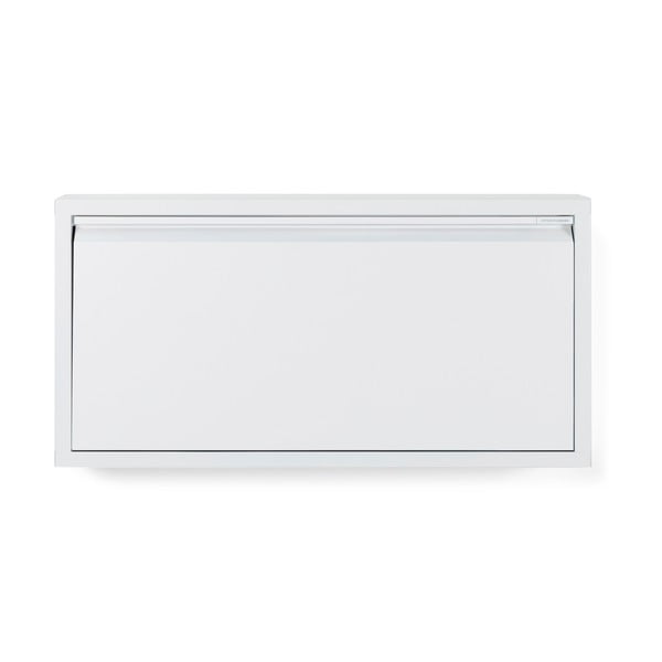 Бяла метална накланяща се стойка за обувки 75x37,5x12,5 cm Billy – Spinder Design-image-3