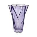 Лилава стъклена ръчно изработена ваза (височина 18 cm) Bloom – Hübsch