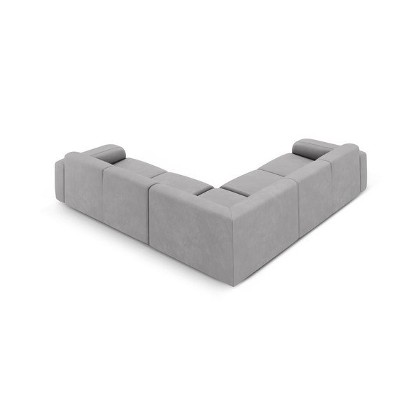 Светлосив ъглов диван (променлив/L форма) Molino – Micadoni Home-image-2