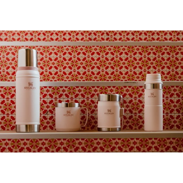 Светлорозова термочаша от неръждаема стомана 350 ml Stay-Hot Camp Mug Rose Quartz – Stanley-image-4