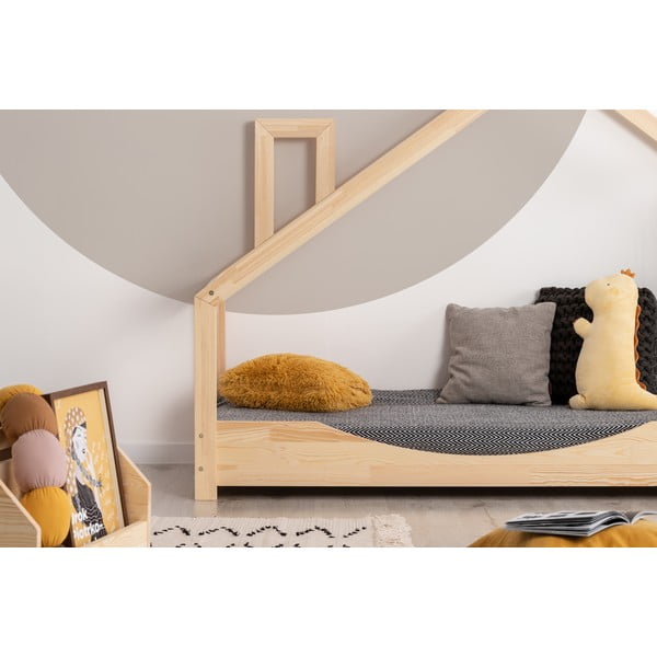 Легло тип къща от борова дървесина lma, 90 x 200 cm Luna E - Adeko-image-2
