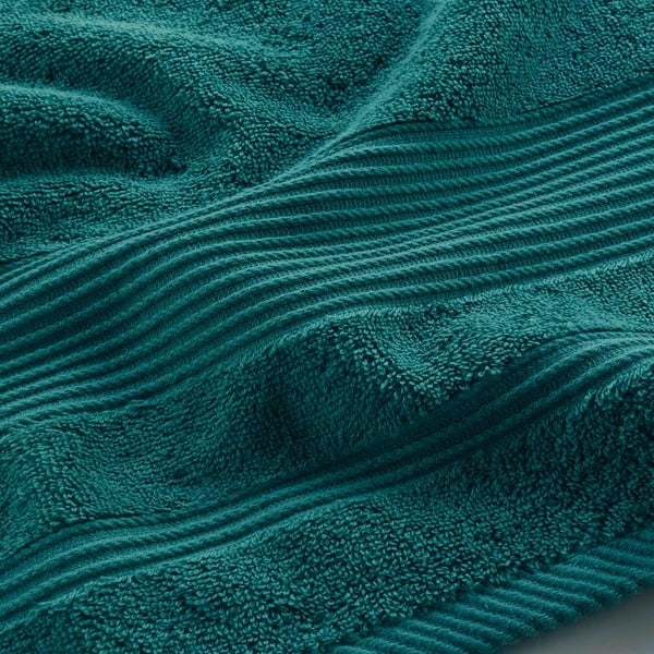 Тъмнозелена памучна хавлиена кърпа от тери 90x150 cm Tendresse – douceur d'intérieur-image-2