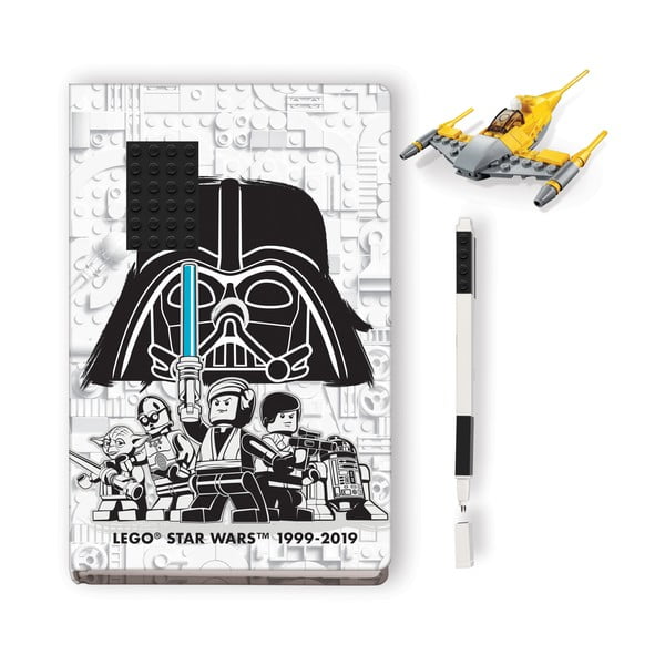 Комплект тетрадка, химикалка и комплект Star Wars Naboo Starfighter - LEGO®