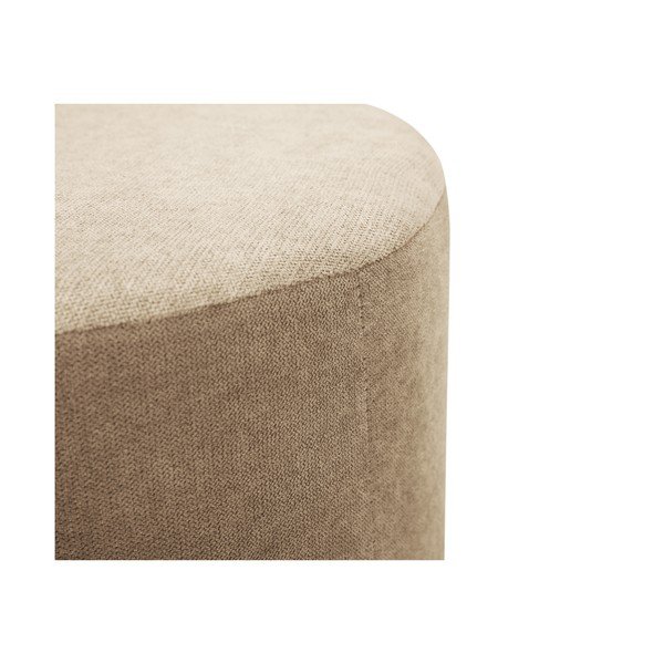 Бежов пуф Motion, ø 40 cm - Kooko Home-image-3