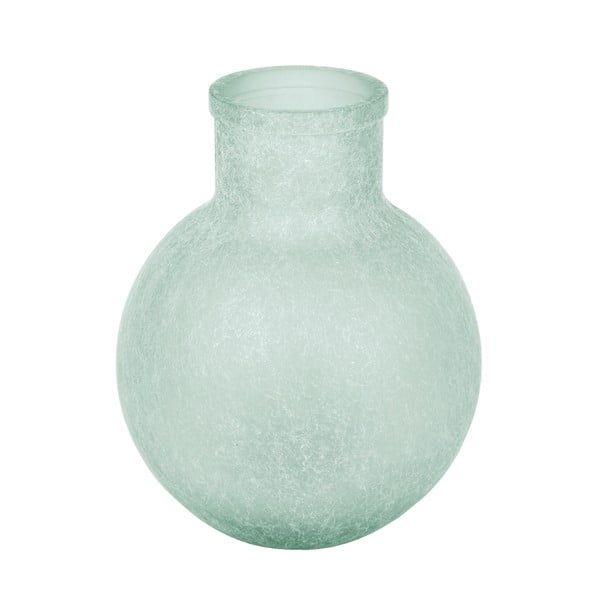 Синя ваза от рециклирано стъкло Aran, височина 31 cm - Ego Dekor